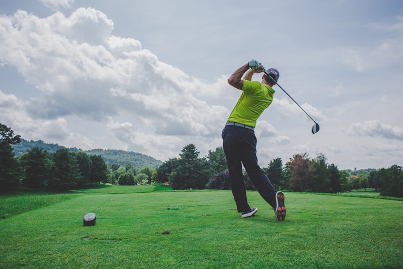 Blick auf die Driving Range